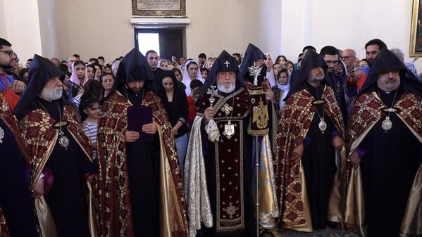 Գարեգին Բ–ն Անկախության տոնի առիթով հանրապետական մաղթանք է հնչեցրել Գարեգին Բ–ն Անկախության տոնի առիթով հանրապետական մաղթանք է հնչեցրել - Sputnik Արմենիա