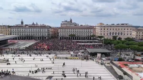 Всеобщая забастовка в Италии - Sputnik Արմենիա