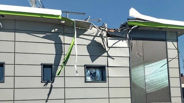 Последствия дроновой атаки ВСУ в Белгороде - Sputnik Армения