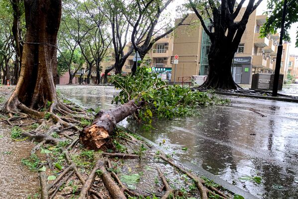 Более 1 млн 44 тыс человек эвакуировали из-за супертайфуна Рагаса - Sputnik Армения