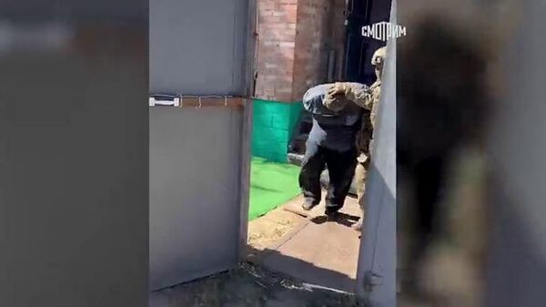 Кадры задержания жителя Луганска, планировавшего теракт - Sputnik Армения