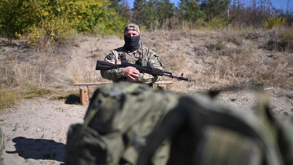 Бойцы спецназа Ахмат в зоне СВО - Sputnik Армения