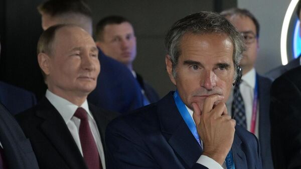 Ռաֆայել Գրոսին և Վլադիմիր Պուտինը - Sputnik Արմենիա