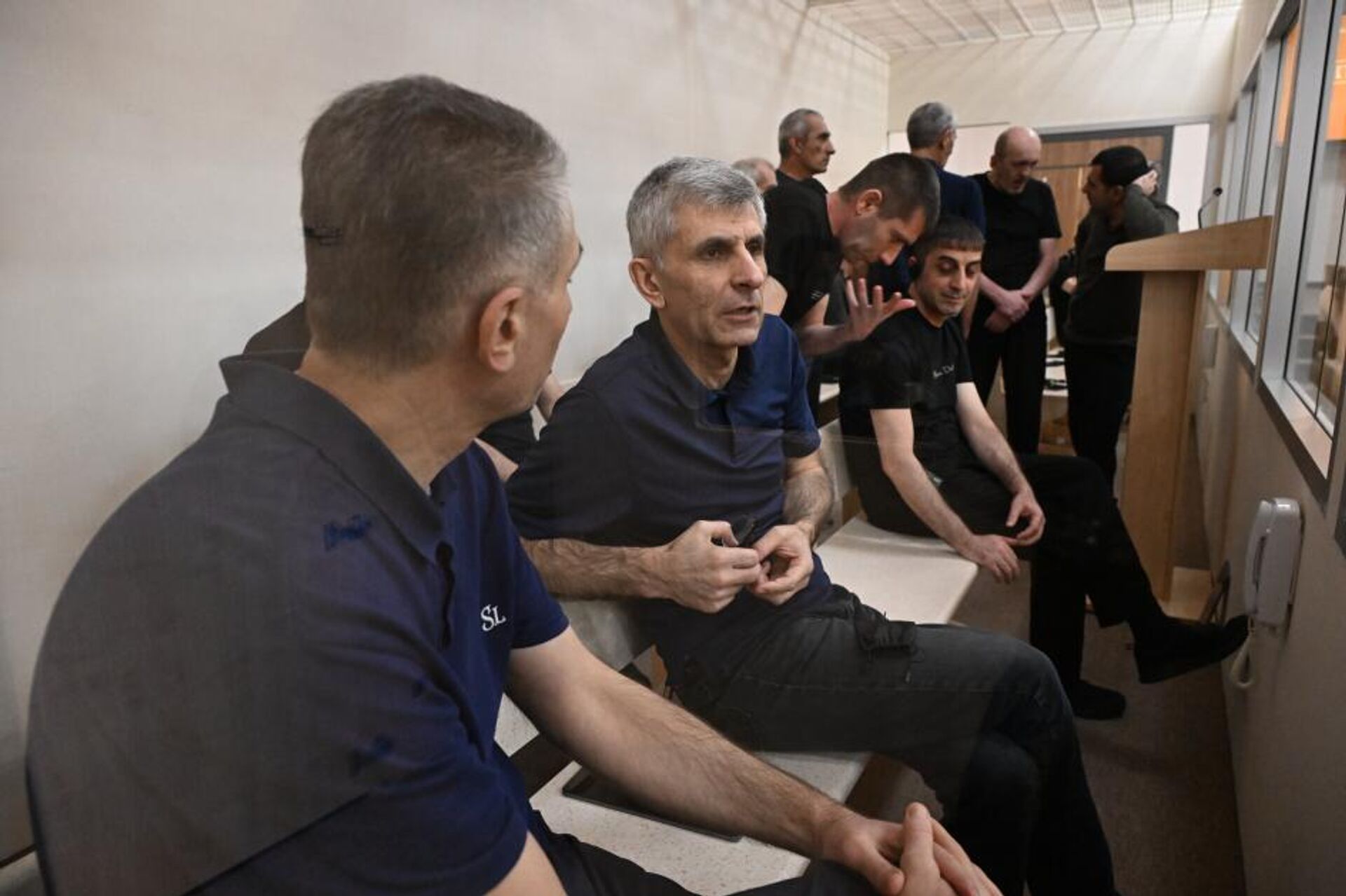 Судебное заседание над армянским военно-политическим руководством Нагорного Карабаха (26 сентября 2025). Баку - Sputnik Արմենիա, 1920, 26.09.2025