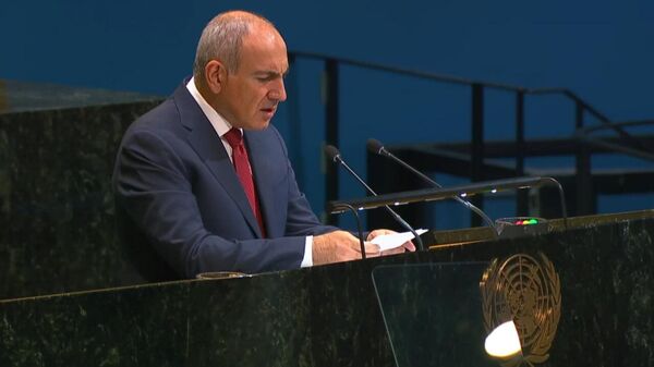 Նիկոլ Փաշինյանի ելույթը ՄԱԿ–ում - Sputnik Արմենիա