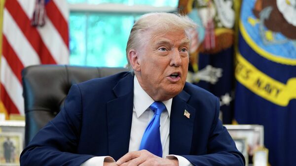 Президент США Дональд Трамп  - Sputnik Армения