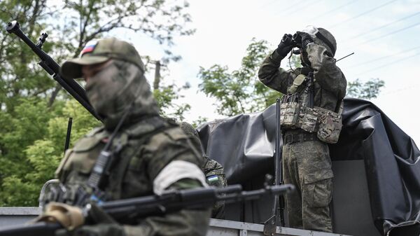 Работа мобильной группы быстрого реагирования в зоне СВО - Sputnik Армения