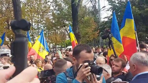 Протесты сторонников Патриотического блока в Кишиневе  - Sputnik Армения