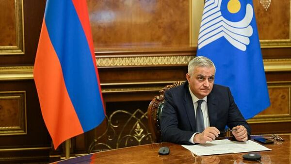 ԱՊՀ պետությունների կառավարությունների ղեկավարների հերթական նիստին հեռավար կարգով մասնակցել է ՀՀ փոխվարչապետ Մհեր Գրիգորյանը - Sputnik Արմենիա