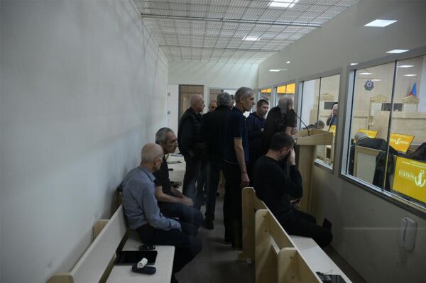 Судебное заседание над армянским военно-политическим руководством Нагорного Карабаха (29 сентября 2025). Баку - Sputnik Армения