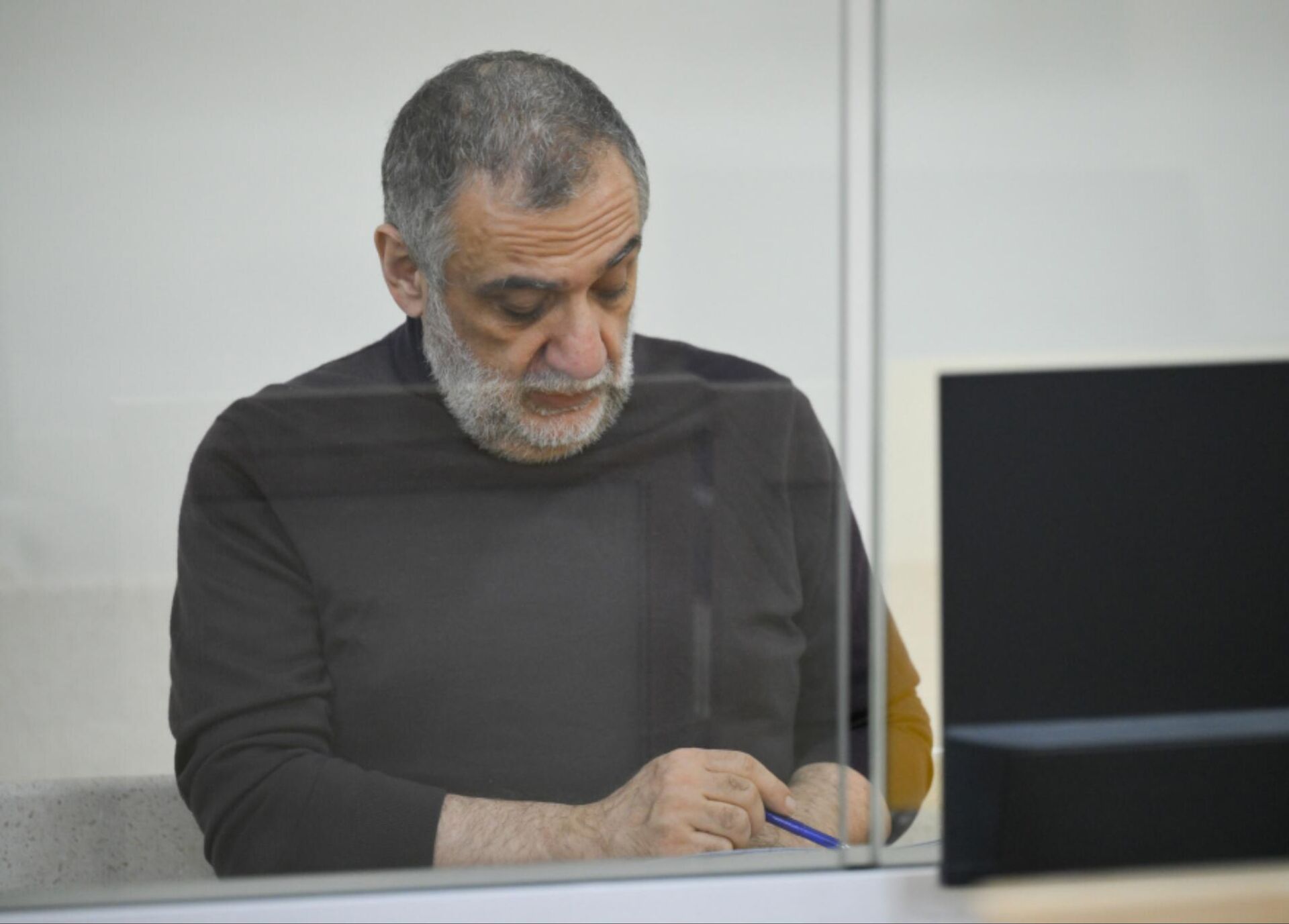 Рубен Варданян во время суда (30 сентября 2025). Баку - Sputnik Армения, 1920, 30.09.2025