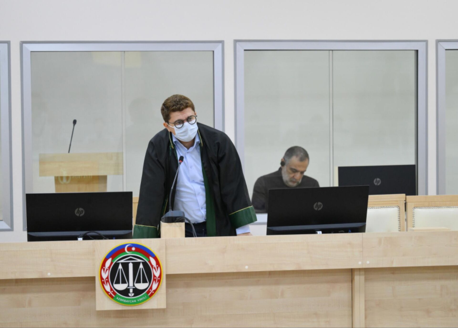 Рубен Варданян во время суда (30 сентября 2025). Баку - Sputnik Армения, 1920, 30.09.2025
