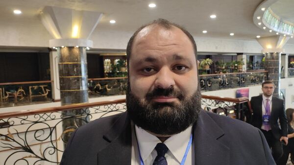 Замминистра экономики Армении Эдгар Закарян на форуме Горнодобывающая промышленность (3 октября 2025). Цахкадзор - Sputnik Армения