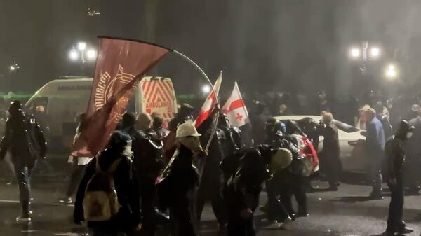 Спецназ применил водомет против протестующих - Sputnik Армения