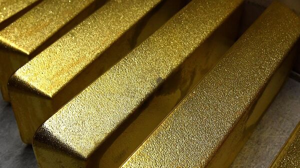 Золотые слитки высшей пробы 99,99 процентов - Sputnik Армения