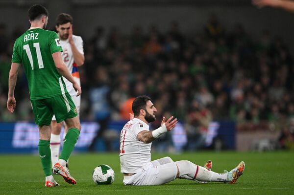 Отборочный матч чемпионата мира по футболу 2026 года между Ирландией и Арменией (14 октября 2025). Дублин Отборочный матч чемпионата мира по футболу 2026 года между Ирландией и Арменией (14 октября 2025). Дублин - Sputnik Армения