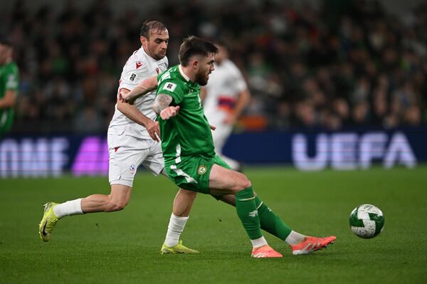 Отборочный матч чемпионата мира по футболу 2026 года между Ирландией и Арменией (14 октября 2025). Дублин Отборочный матч чемпионата мира по футболу 2026 года между Ирландией и Арменией (14 октября 2025). Дублин - Sputnik Армения