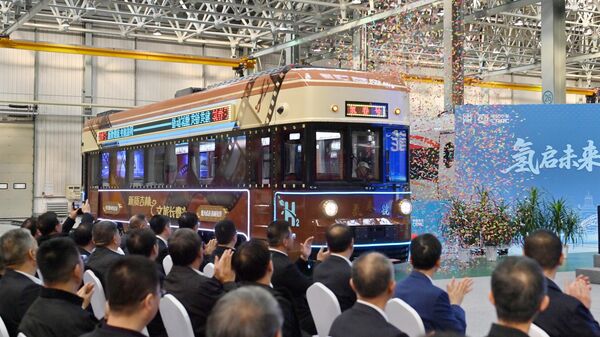 Ջրածնային վառելիքով աշխատող չինական առաջին գնացքն արտաքինից - Sputnik Արմենիա