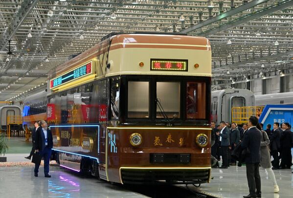 Ջրածնային վառելիքով աշխատող չինական առաջին գնացքն արտաքինից - Sputnik Արմենիա