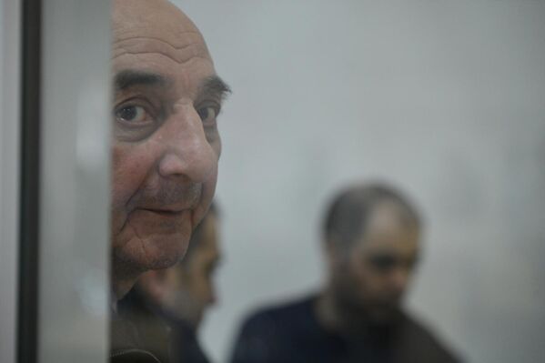 Судебное заседание над армянским военно-политическим руководством Нагорного Карабаха (17 октября 2025). Баку - Sputnik Армения