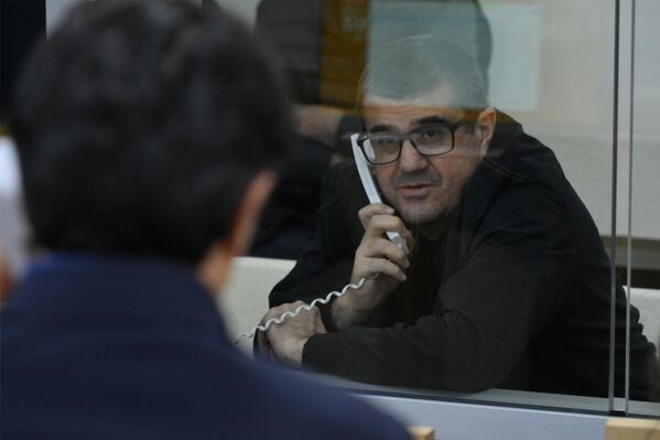 Судебное заседание над армянским военно-политическим руководством Нагорного Карабаха (17 октября 2025). Баку - Sputnik Армения