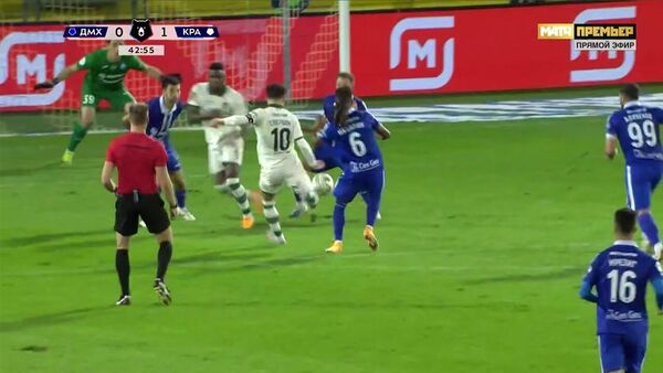 Гол Эдуарда Сперцяна в ворота «Динамо Махачкала» - Sputnik Արմենիա