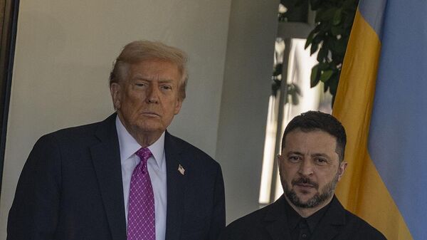 Դոնալդ Թրամփն ու Վլադիմիր Զելենսկին - Sputnik Արմենիա