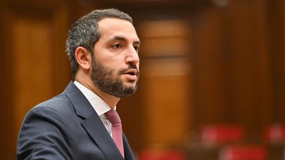 Рубен Рубинян на заседании Национального собрания РА (21 октября 2025). Еревaн