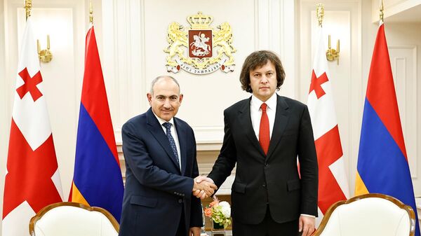 Փաշինյանի և Կոբախիձեի հանդիպումը - Sputnik Արմենիա