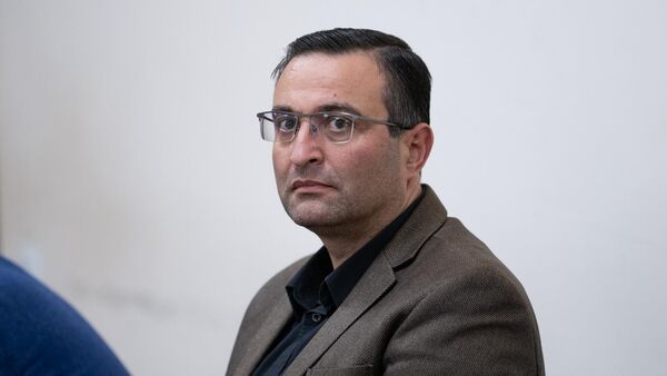 Адвокат Рубен Акопян во время судебного заседания (22 октября 2025). Еревaн - Sputnik Արմենիա