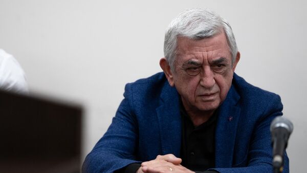 Серж Саргсян во время судебного заседания (22 октября 2025). Еревaн - Sputnik Армения