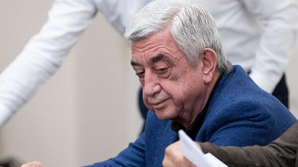 Серж Саргсян во время судебного заседания (22 октября 2025). Еревaн - Sputnik Армения