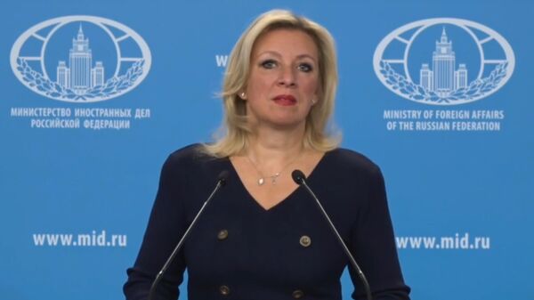 Мария Захарова проводит еженедельный брифинг (23 октября 2025). Москва - Sputnik Армения