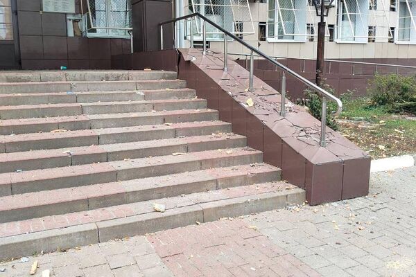 Последствия массированной атаки беспилотниками ВСУ Белгородского района - Sputnik Армения