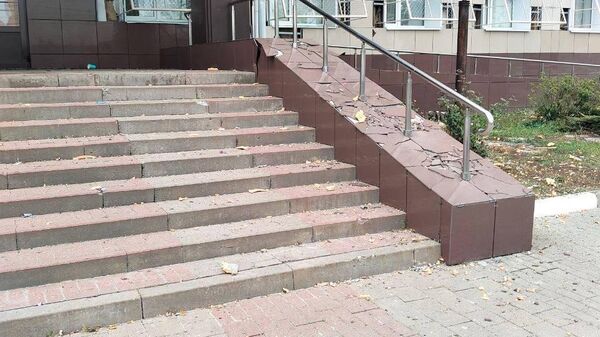 Последствия массированной атаками беспилотниками ВСУ Белгородского района - Sputnik Армения