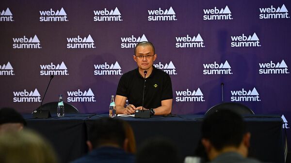 Соучредитель и генеральный директор Binance Чанпэн Чжао во время Web Summit 2022 (2 ноября 2022). Лиссабон - Sputnik Армения
