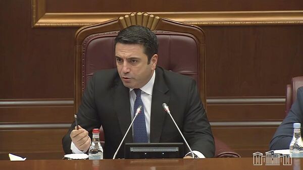 ՀՀ Ազգային ժողովի նախագահ Ալեն Սիմոնյանը  - Sputnik Արմենիա