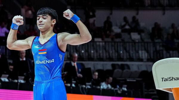Мамикон Хачатрян на Чемпионате мира по спортивной гимнастике (24 октября 2025). Джакарта - Sputnik Армения