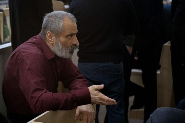 Судебное заседание над армянским военно-политическим руководством Нагорного Карабаха (23 октября 2025). Баку - Sputnik Армения