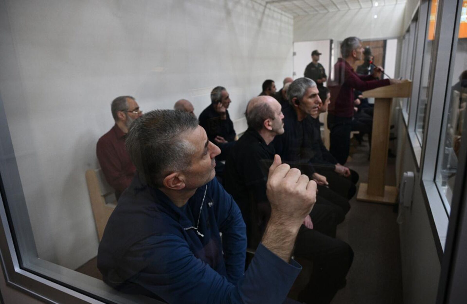 Судебное заседание над армянским военно-политическим руководством Нагорного Карабаха (23 октября 2025). Баку - Sputnik Армения, 1920, 24.10.2025