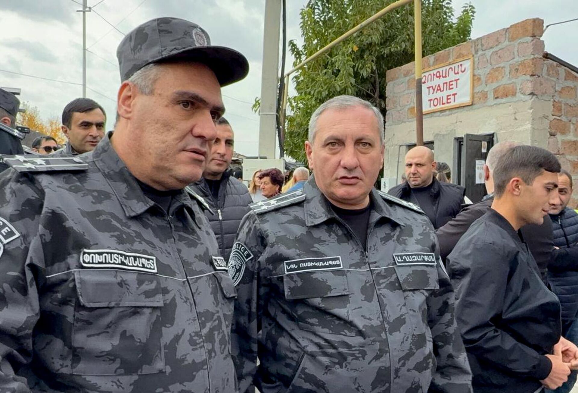 Начальник полиции МВД, замминистра внутренних дел Арам Казарян в Ованаванке (26 октября 2025). Арагацотн - Sputnik Արմենիա, 1920, 26.10.2025