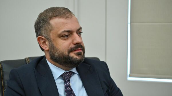 Министр экономики Геворк Папоян  - Sputnik Армения