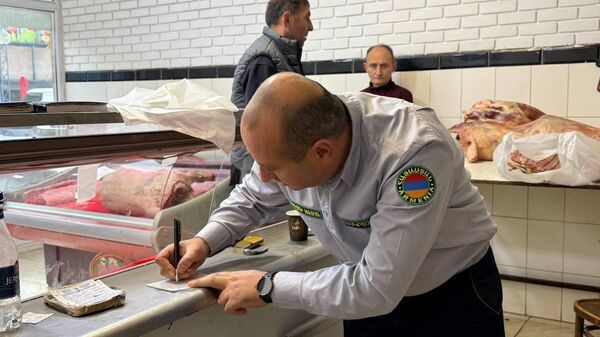 Վերահսկողական միջոցառումները միս-մսեղիքի իրացման օբյեկտներում - Sputnik Արմենիա