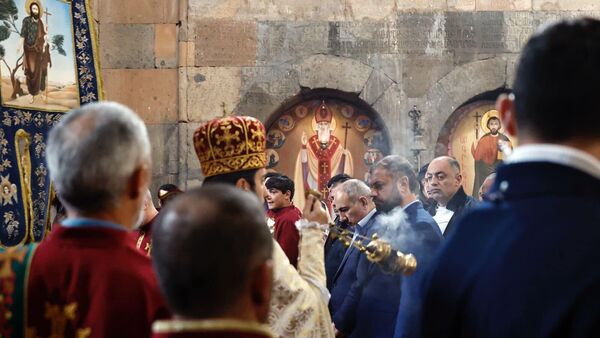 Раскольническая литургия в Ованаванке (26 октября 2025). - Sputnik Армения