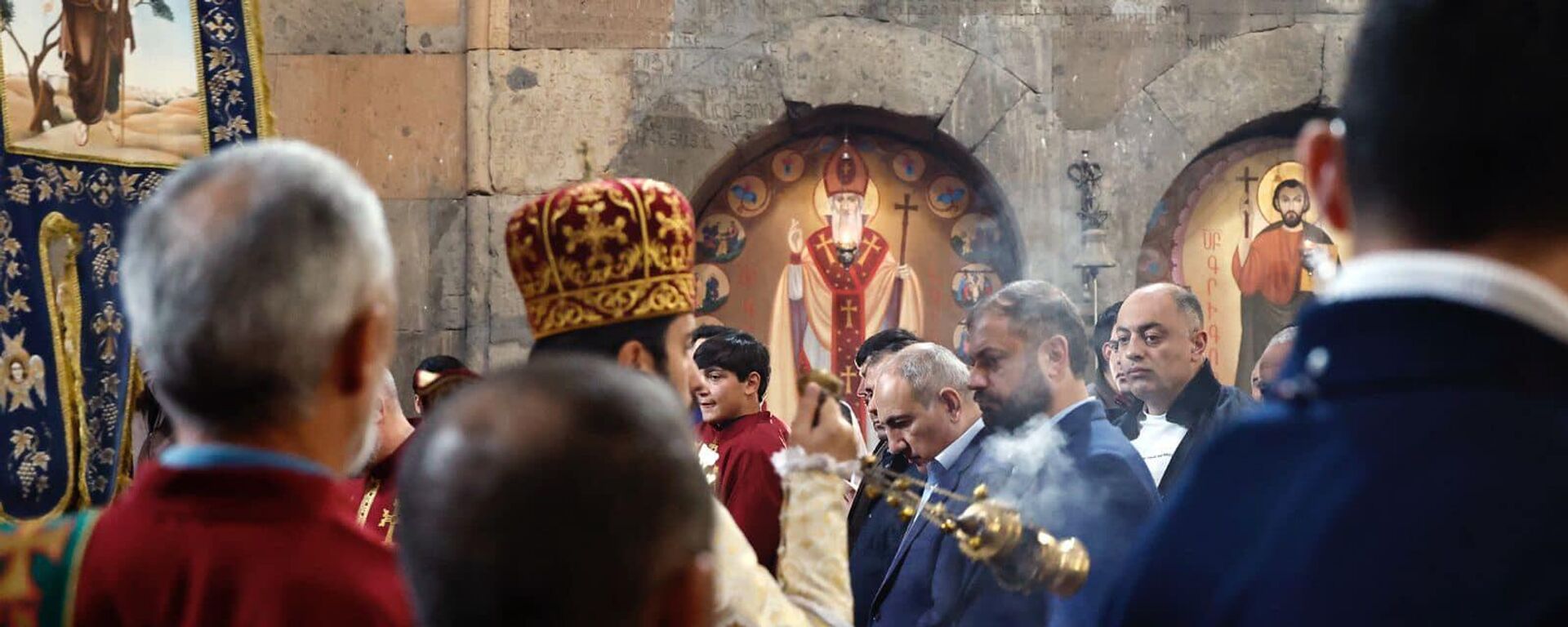 Раскольническая литургия в Ованаванке (26 октября 2025). - Sputnik Армения, 1920, 27.10.2025