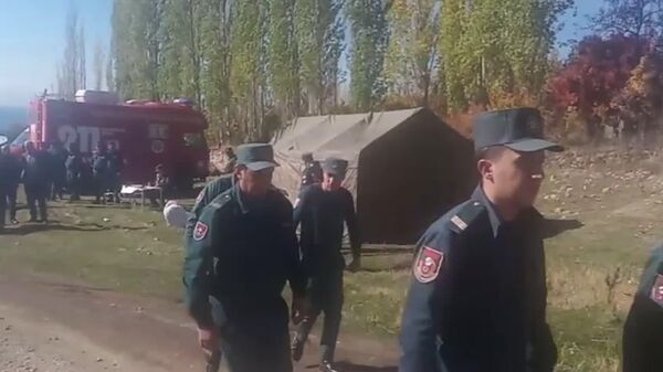 Որոնողափրկարարական աշխատանքներ Ծափաթաղում - Sputnik Արմենիա