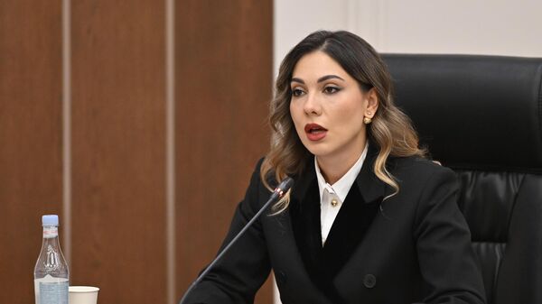 Министр юстиции Србуи Галян во время заседания постоянных комиссий НС по обсуждению госбюджета 2026 (29 октября 2025). Еревaн - Sputnik Армения