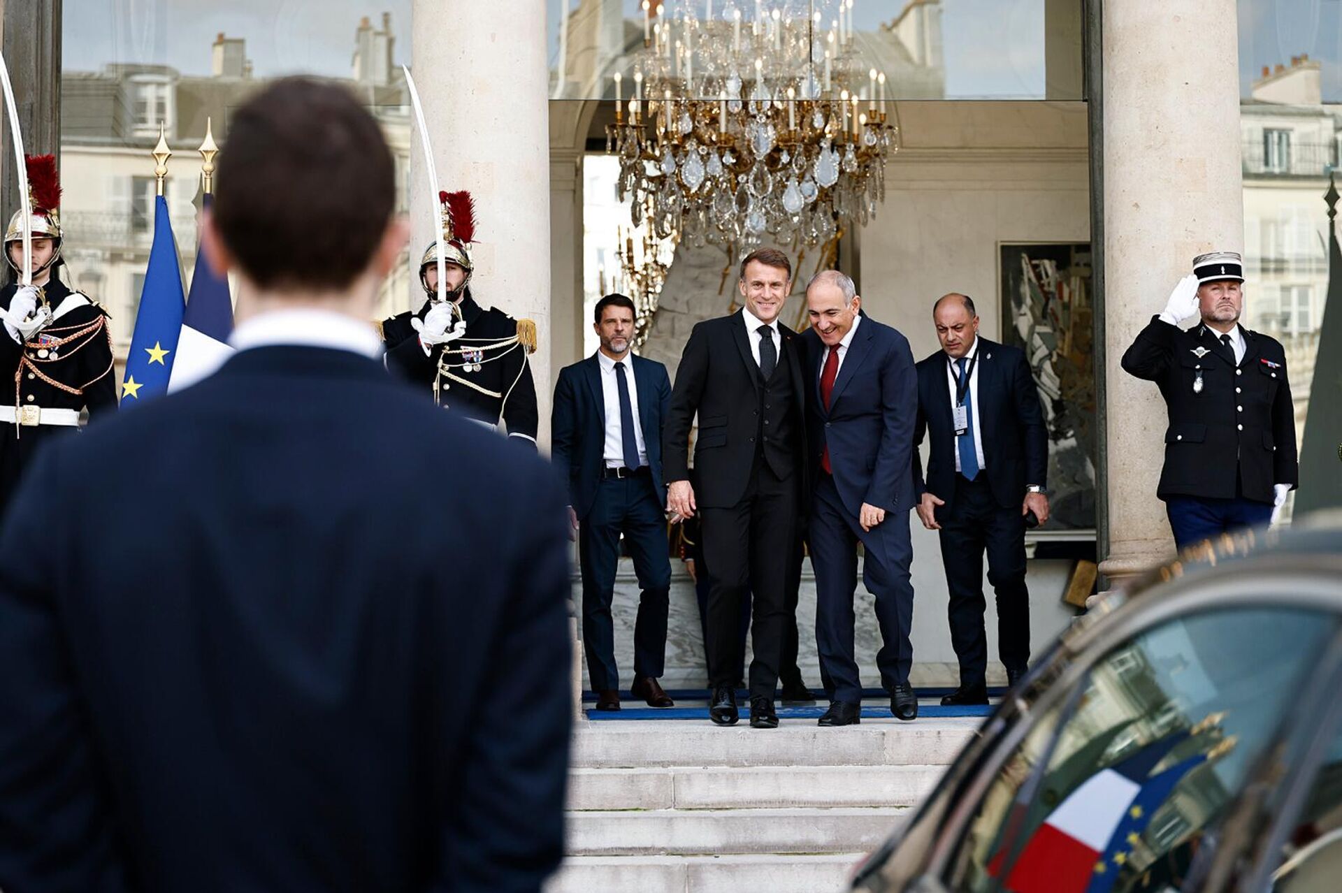 Встреча премьер-министра Никола Пашиняна с президентом Франции Эммануэлем Макроном (30 октября 2025). Париж - Sputnik Արմենիա, 1920, 30.10.2025