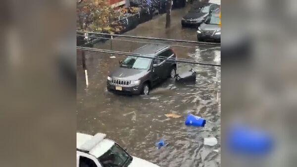 Сильнейший потоп в Нью-Йорке после проливных дождей - Sputnik Армения
