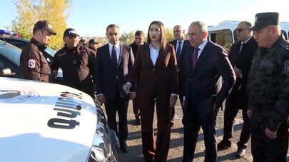 Никол Пашинян принял участие в церемонии создания Полицейской гвардии МВД.